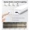 Luce LED Autrucker Pack 3, 40cm, Ricaricabile USB, 3 Livelli di Luminosità, Magnetica