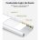 Luce LED Autrucker Pack 3, 40cm, Ricaricabile USB, 3 Livelli di Luminosità, Magnetica