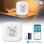 Sensor de Temperatura y Humedad Autrucker Wifi Alta Precisión Compatible Alexa