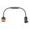 Cable de Carga DJI Power 12V para Coche CP.DY.00000049.03 Negro/Naranja