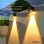 Apliques Solares Cuadrados Impermeables IP55 Autrucker Luz Cálida