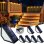 Pack Luces Solares para Escaleras Autrucker 24 LED Cálidas Impermeables IP65