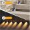 Pack Luces Solares para Escaleras Autrucker 24 LED Cálidas Impermeables IP65