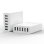 Cargador BlitzWolf BW-S15 6 Puertos USB 60W Quick Charge 3.0 Blanco