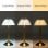 Autrucker LED-Lampe 30cm 3 Temperaturen Einstellbar Kabellos