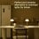 Autrucker LED-Lampe 30cm 3 Temperaturen Einstellbar Kabellos