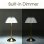 Autrucker LED-Lampe 30cm 3 Temperaturen Einstellbar Kabellos