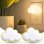 Pack de 2 Luces Nocturnas LED Nube con Sensor de Luz, diseño compacto, Autrucker