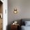 Lampada a Muro Industriale Vintage Autrucker Metal Legno E27 Nero