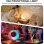 Lampada da tavolo LED tattile Autrucker RGB regolabile con telecomando