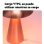 Lampada da scrivania LED Fungo Autrucker, controllo tattile tricolore, ricaricabile rosa dorato