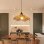 Lampada a sospensione in ratano stile vintage Autrucker 220v E27 luce calda
