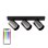 Projecteur de plafond WiFi Yeelight YLDDL-0085-B 3 bombilles Noir