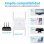 Extensor WiFi Genérico AC1200 2,4 GHz 300 Mbps Montaje Pared 2 Antenas