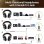 Auriculares Over-ear Pro10 Alta Resolución Estudio DJ Monitor Con Cable Micrófono Para Móvil Y Pc
