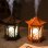 Humidificador Estilo Chino con Luz Nocturna Naranja