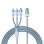 Kabel USB Baseus StarSpeed 3 in 1 USB-C/Micro USB/Lightning 1,2 m Blau