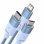 Kabel USB Baseus StarSpeed 3 in 1 USB-C/Micro USB/Lightning 1,2 m Blau