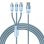 Kabel USB Baseus StarSpeed 3 in 1 USB-C/Micro USB/Lightning 1,2 m Blau