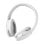 Auriculares Baseus Encok D02 Pro inalámbricos Bluetooth 5.3 con cable, cancelación de ruido, blancos