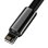 Cable USB a Lightning Baseus CALWJ-A01 2 m Negro