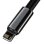 Cable USB a Lightning Baseus Tungsten 1 m Negro