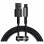 Cable USB a Lightning Baseus Tungsten 1 m Negro
