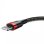 Cable USB a Lightning Baseus Cafule 0,5 m 2,4 A Negro y Rojo
