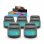 Altavoces Garza Portátil Bluetooth 5.1 75dB con Luz LED Multicolor y MicroSD
