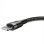 Cable USB A a Lightning Baseus Cafule 0,5 m 2,4 A Gris Negro