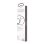 Cable de Audio Baseus Yiven M30 3,5mm Macho a Macho 1,5 m Negro Plata