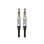 Cable de Audio Baseus Yiven M30 3,5mm Macho a Macho 1,5 m Negro Plata