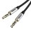 Cable de Audio Baseus Yiven M30 3,5mm Macho a Macho 1,5 m Negro Plata
