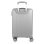 Valigia cabina Dam ABS leggero chiusura numerica 4 ruote 38x22x55 cm grigio chiaro