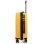 Dam Juego De 3 Maletas Trolley, En Material Ligero Pp Resistente A La Rotura. Cerradura Tsa Numérica, 4 Ruedas Dobles Giratorias 360°. 50x28x74,5 Cm. Color: Amarillo