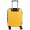 Dam Juego De 3 Maletas Trolley, En Material Ligero Pp Resistente A La Rotura. Cerradura Tsa Numérica, 4 Ruedas Dobles Giratorias 360°. 50x28x74,5 Cm. Color: Amarillo