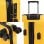 Dam Juego De 3 Maletas Trolley, En Material Ligero Pp Resistente A La Rotura. Cerradura Tsa Numérica, 4 Ruedas Dobles Giratorias 360°. 50x28x74,5 Cm. Color: Amarillo