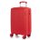 Dam Maleta De Cabina Trolley En Material Ligero De Abs De Alta Resistencia. Cerradura Numérica Y 4 Ruedas Dobles Extraíbles Y Giratorias 360°. 38x22x55 Cm. Color: Rojo