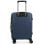 Dam Juego De 3 Maletas Trolley, En Material Ligero Pp Resistente A La Rotura. Cerradura Tsa Numérica, 4 Ruedas Dobles Giratorias 360°. 50x28x74,5 Cm. Color: Azul Marino