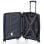 Dam Juego De 3 Maletas Trolley, En Material Ligero Pp Resistente A La Rotura. Cerradura Tsa Numérica, 4 Ruedas Dobles Giratorias 360°. 50x28x74,5 Cm. Color: Azul Marino