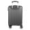 Kabinenkoffer Dam ABS schwarz Zahlenschloss 4 Rollen 38x22x55 cm