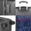 Kabinenkoffer Dam ABS schwarz Zahlenschloss 4 Rollen 38x22x55 cm
