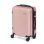 Kabinentrolley Dam ABS leicht robust Rillen-Design 23x38x57 cm rosa