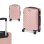 Dam Maleta Trolley De Cabina En Abs, Ligera Y Resistente. Diseño Escamas. 23x38x57 Cm. Color: Rosa