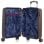 Kabinenkoffer Dam ABS braun Zahlenschloss 4 Rollen 38x22x55 cm