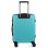 Dam Juego De 3 Maletas Trolley, En Material Ligero Pp Resistente A La Rotura. Cerradura Tsa Numérica, 4 Ruedas Dobles Giratorias 360°. 50x28x74,5 Cm. Color: Turquesa