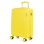 Valigia cabina Dam Trolley ABS leggero serratura numerica 4 ruote giallo