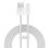 Cavo USB Lightning Baseus CALD000502 2 m 2,4 A Bianco