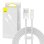 Cavo USB Lightning Baseus CALD000502 2 m 2,4 A Bianco