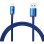 Cable USB a Lightning Baseus Crystal Shine 1,2 m Azul 2,4 A